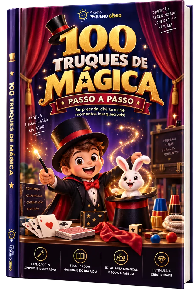 Capa do Bônus 2: 100 Truques de Mágicas Passo a Passo